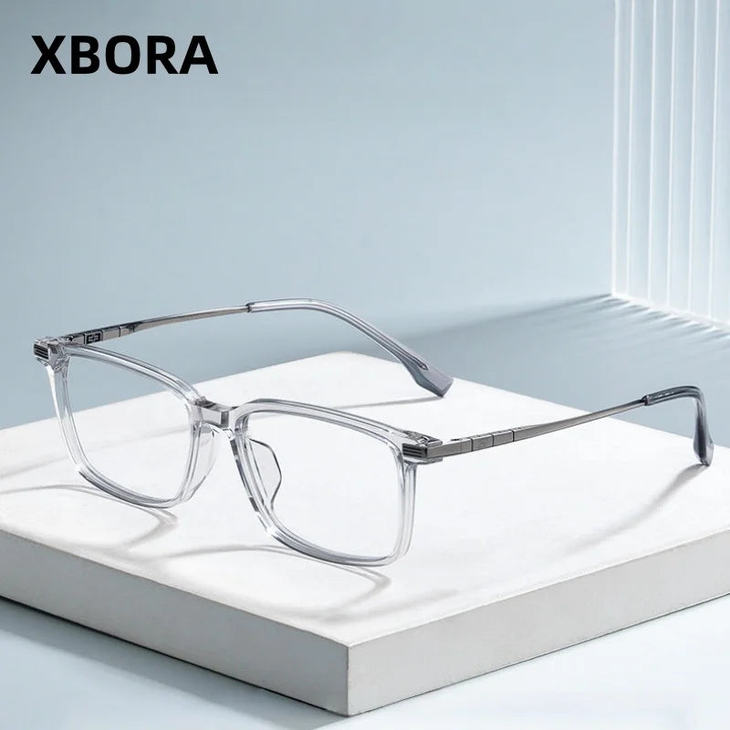 Xbora BV85002 BSF Men's Square Full Rim Eyeglasses