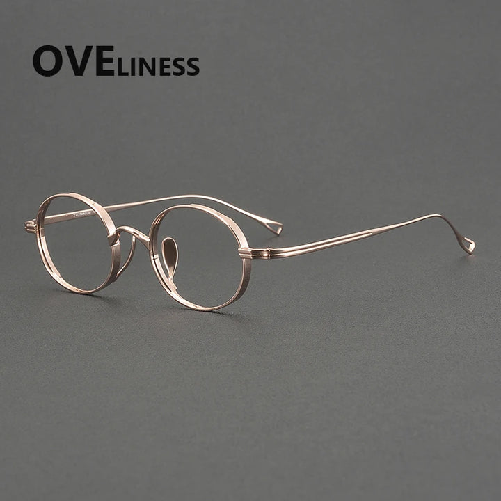 Oveliness Men's Full Rim Square Titanium Eyeglasses 29918