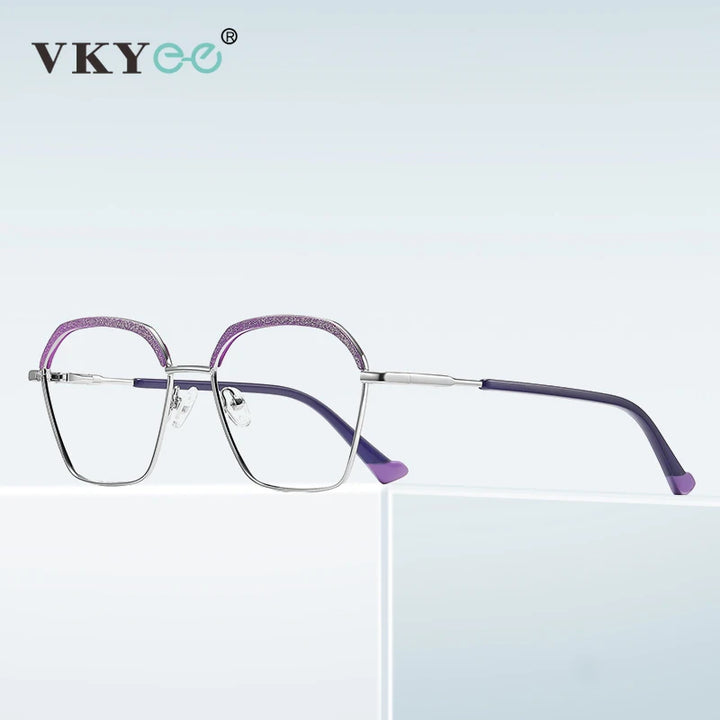 Vicky Women's Full Rim Polygon Alloy Reading Glasses 3017 Reading Glasses Vicky   