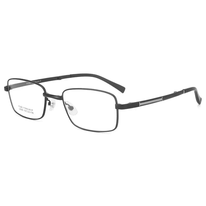 Hdcrafter Unisex Full Rim Rectangle Titanium Frames 884800 Hdcrafter Eyeglasses