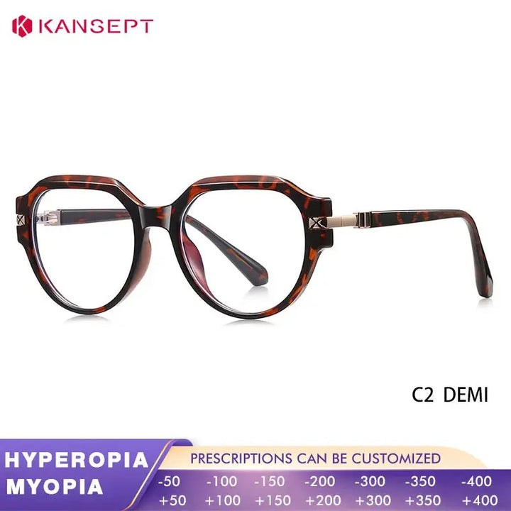 Kansept Unisex Full Rim Oval Tr 90 Frames 052520 FuzWeb
