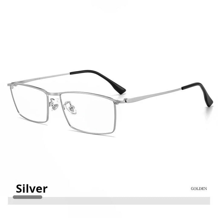 Momoja Women's Full Rim Square Titanium Alloy Eyeglasses 85517