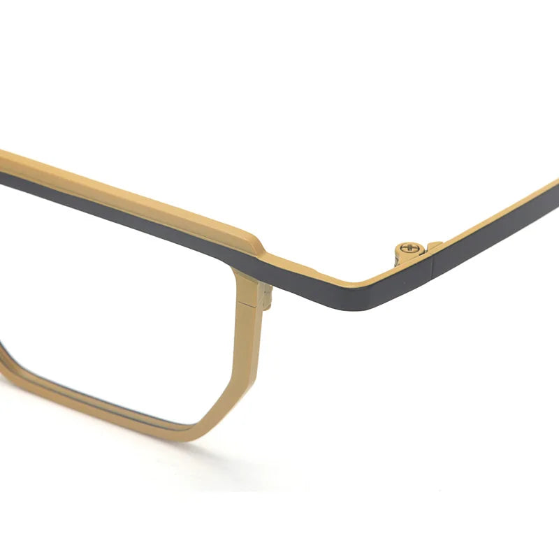 Muzz T7766 men's very small pure titanium prescription eyeglasses — view 12