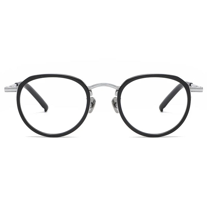 Aimee Unisex Full Rim Oval Titanium Acetate Eyeglasses 1343 Full Rim Aimee   