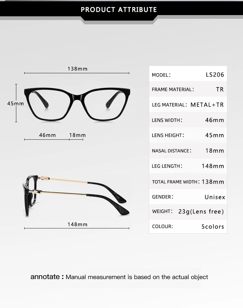 Vicky Women's Full Rim Cat Eye Tr 90 Titanium Reading Glasses 79206