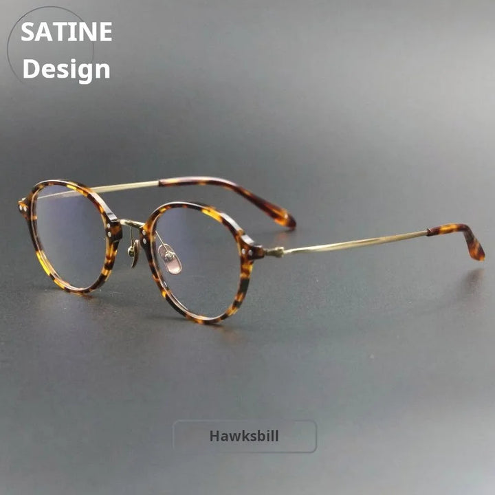 Xbora Women's Full Rim Oval Round Titanium Tr 90 Eyeglasses 655003