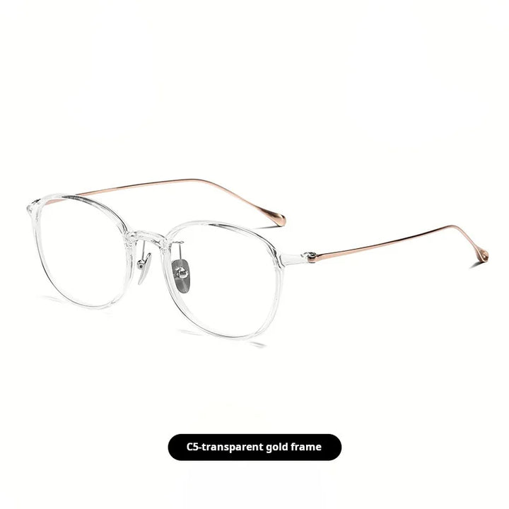 Momoja Women's Full Rim Square Round Titanium Tr 90 Eyeglasses 50045