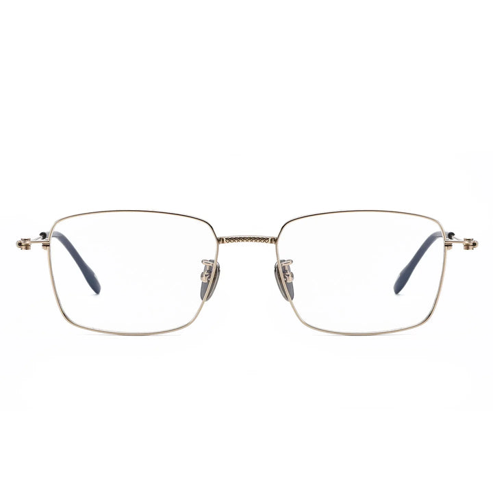 Bclear Unisex Full Rim Square Titanium Eyeglasses SM-80912