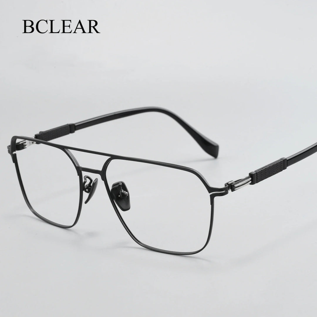 Bclear Men Full Rim Square Alloy Eyeglasses BSF-T1213X