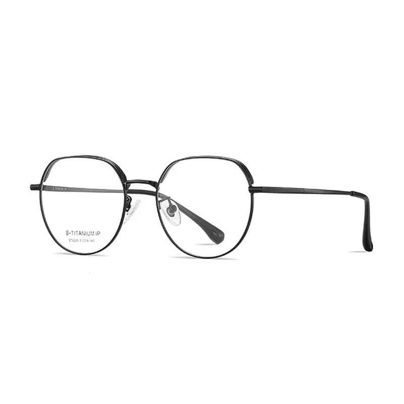 Ralferty Women's Full Rim Flat Top Oval Titanium Eyeglasses 96225