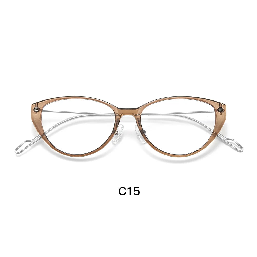 Gmei Optical 1002 women's cat eye TR90 prescription eyeglasses — view 10