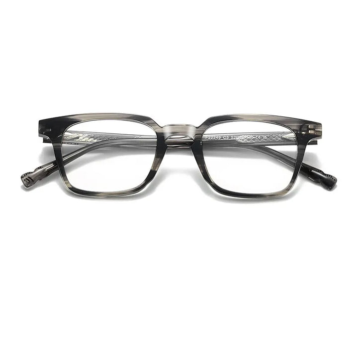 CCspace Women's Full Rim Square Acetate Reading Glasses 802577