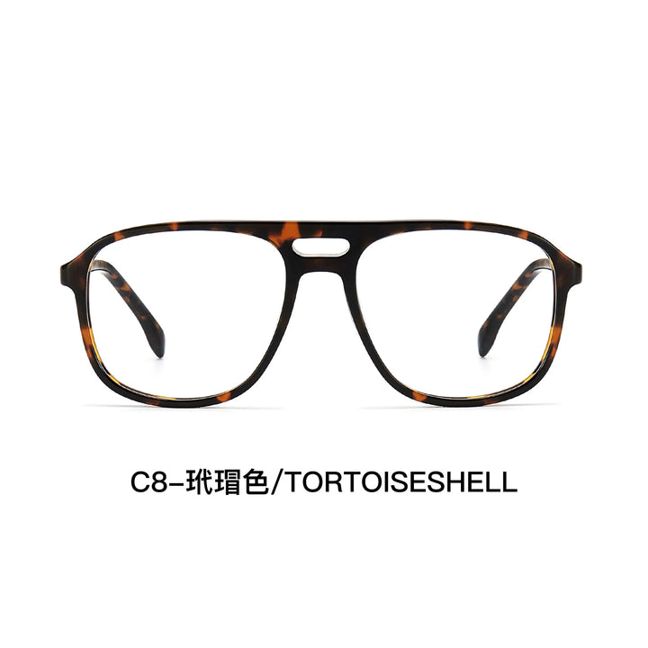 Yimaruili Unisex Full Rim Aviator Acetate Eyeglasses F3311 — view 4 | Yimaruili at FuzWeb