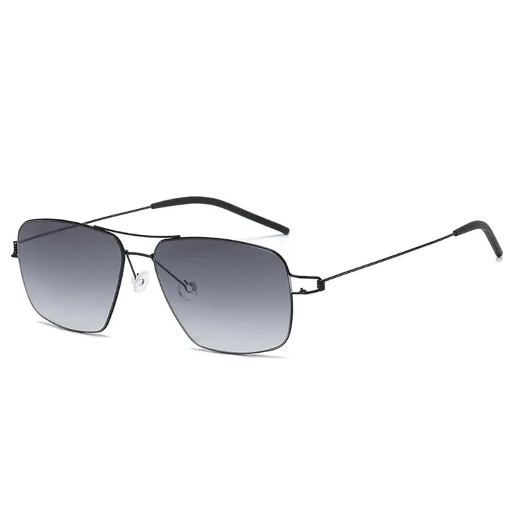 Aimee Full Rim 820800 Screwless Double Bridge Titanium Sunglasses FuzWeb