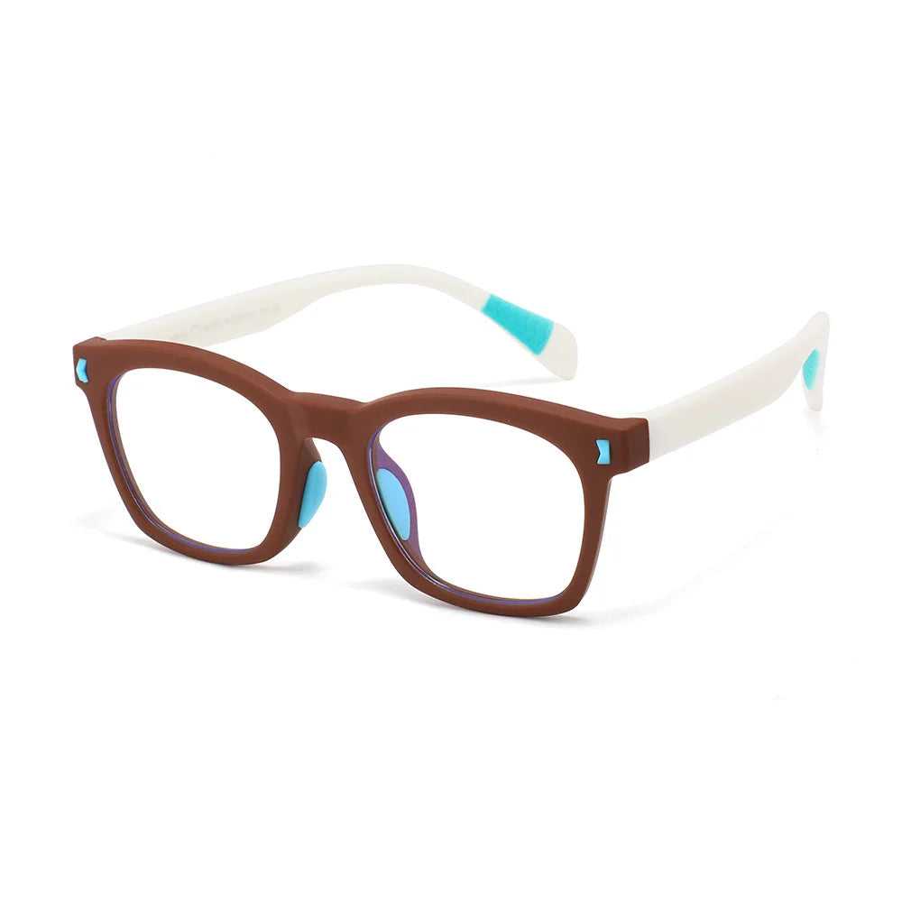 Yimaruili Unisex Full Rim Square TR-90 Eyeglasses KR618 — view 6 | Yimaruili at FuzWeb