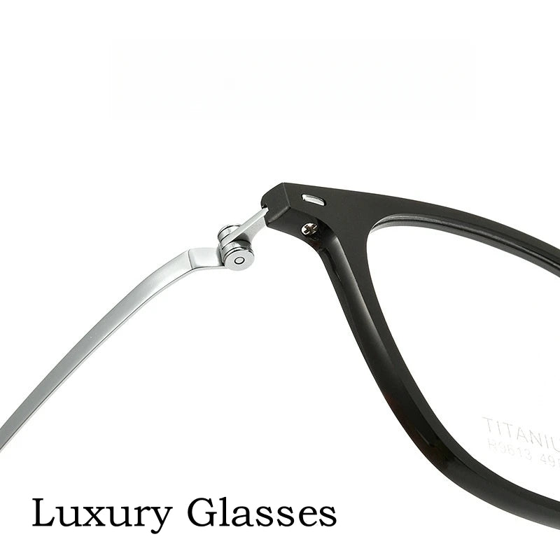 Yimaruili Unisex Full Rim Square Nylon Titanium Eyeglasses Y9613 Full Rim Yimaruili Eyeglasses   