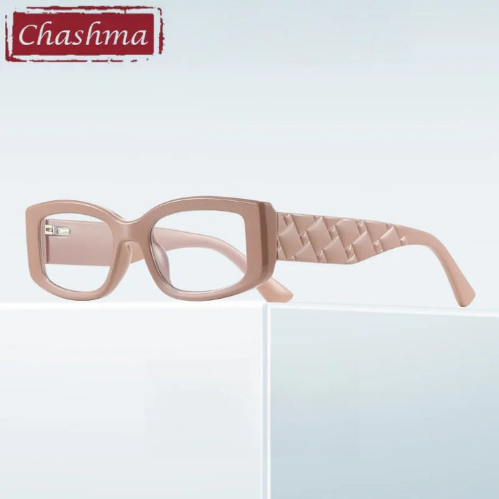 Chashma Ochki Women's Full Rim Square Oval Tr 90 Alloy Eyeglasses 882256