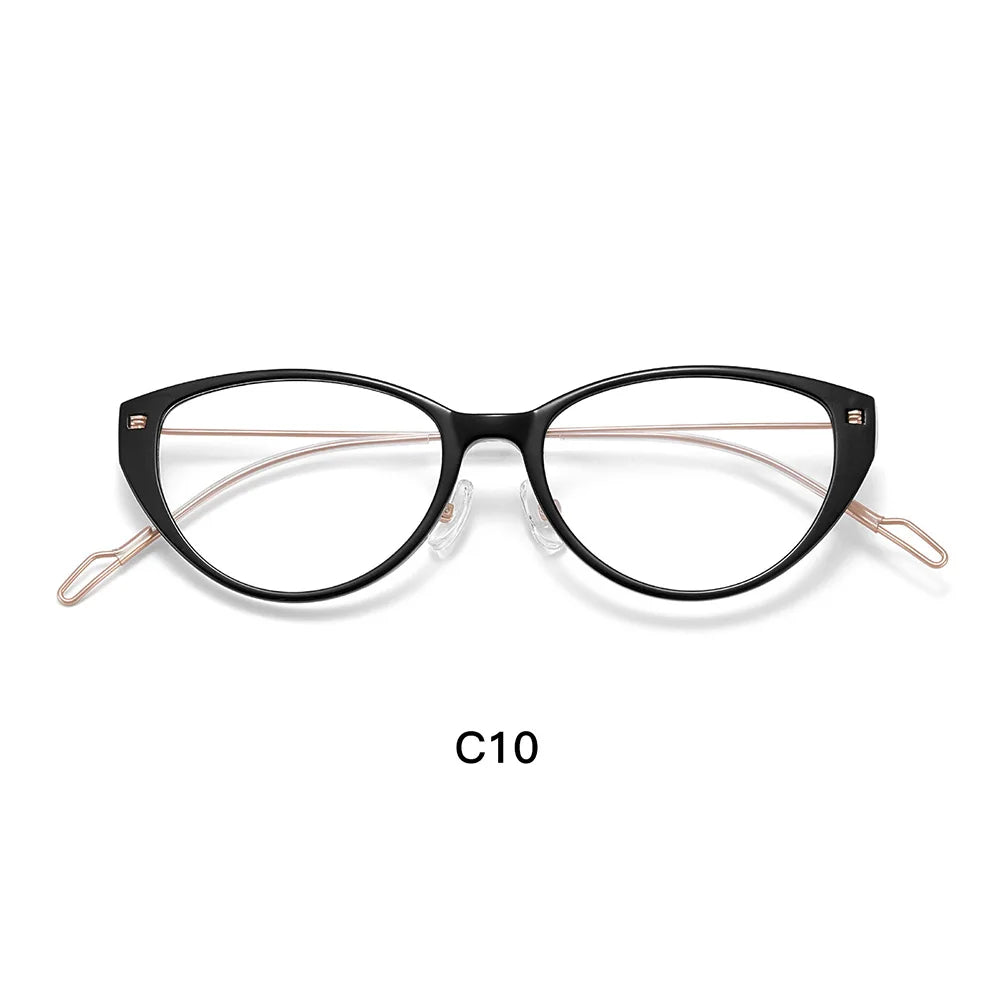 Gmei Optical 1002 women's cat eye TR90 prescription eyeglasses — view 8