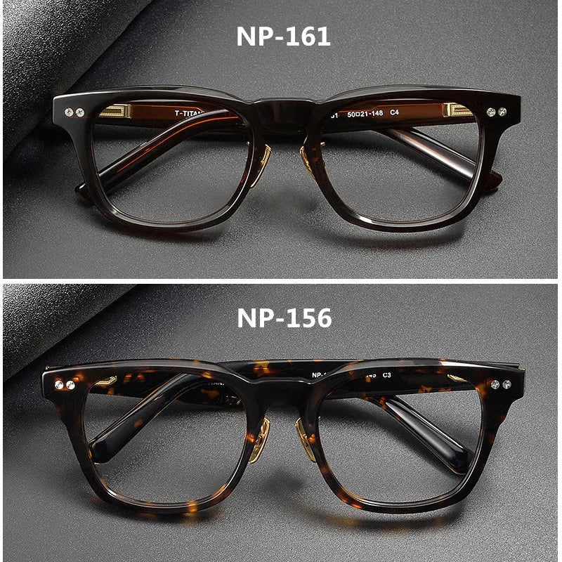Bobbie Unisex Full Rim Square Acetate Eyeglasses NP-161