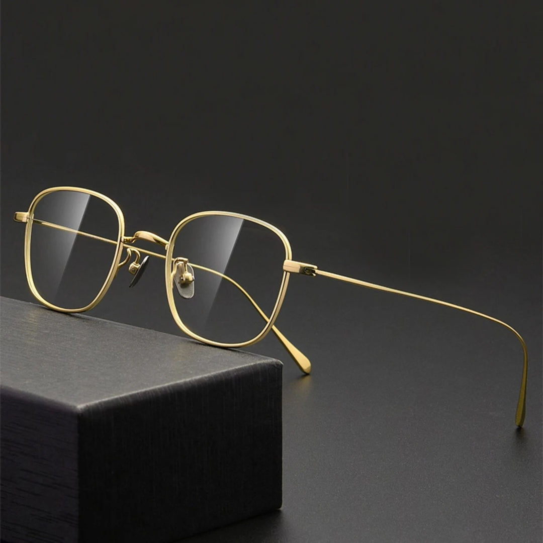 Blackmask Unisex Full Rim Square Titanium Eyeglasses BM-G199