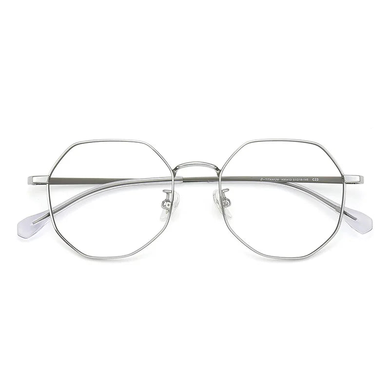 Muzz 854103 unisex titanium prescription eyeglasses — view 4
