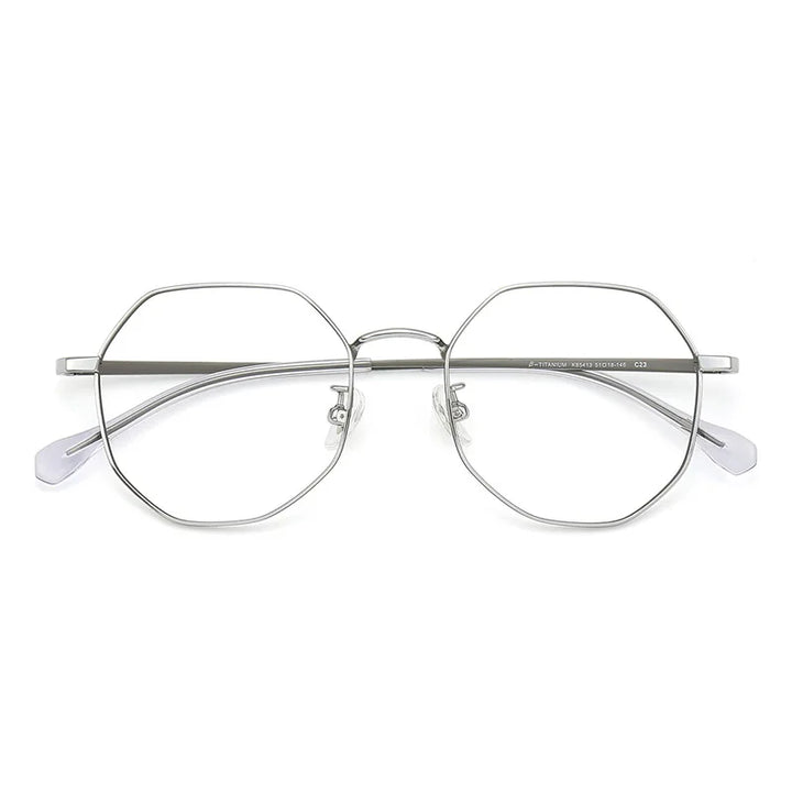 Muzz 854103 unisex titanium prescription eyeglasses — view 4