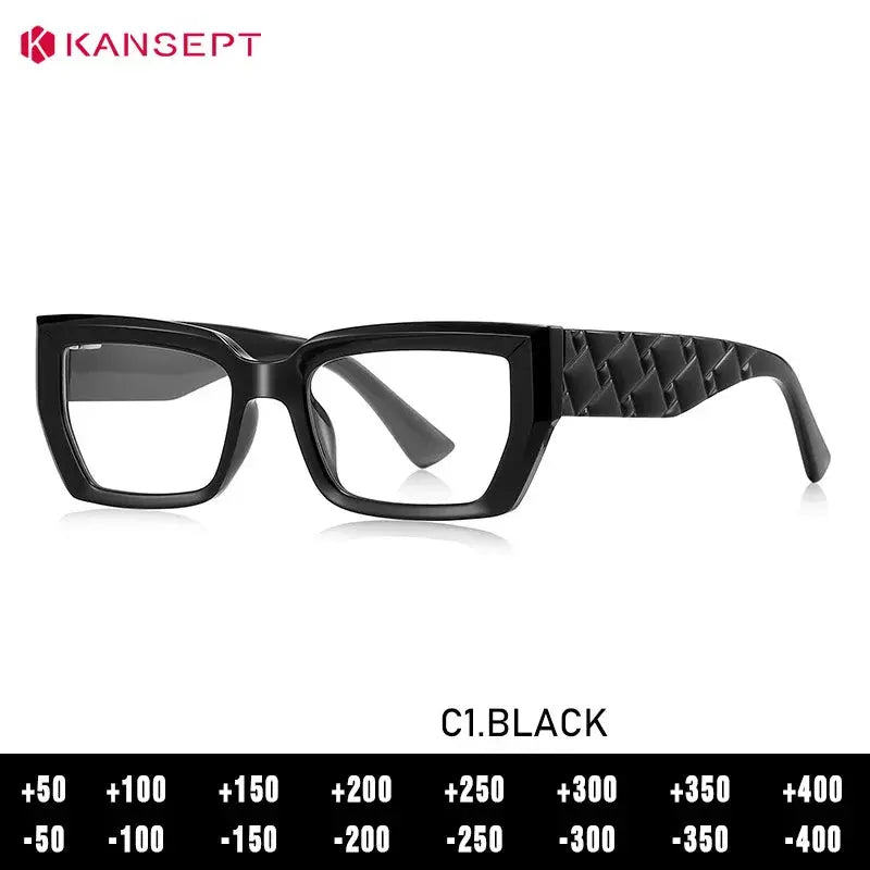 Kansept Unisex Full Rim Rectangle Tr 90 Frames 225800 FuzWeb