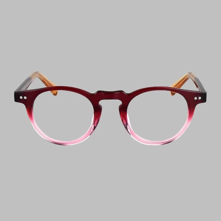 Bobbie Women's Full Rim Small Round Acetate Eyeglasses 695186