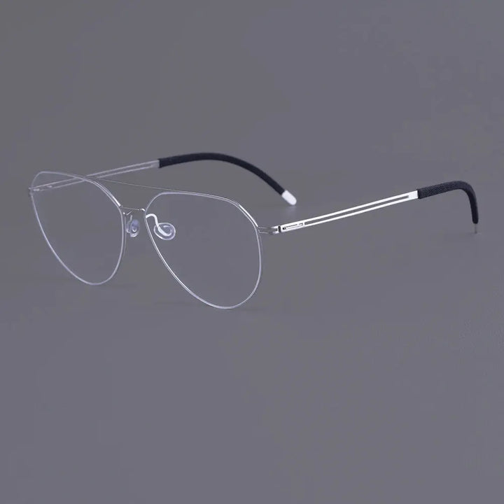 Bobbie 470200 Women’s Titanium Full Rim Oval Double Bridge Frames FuzWeb