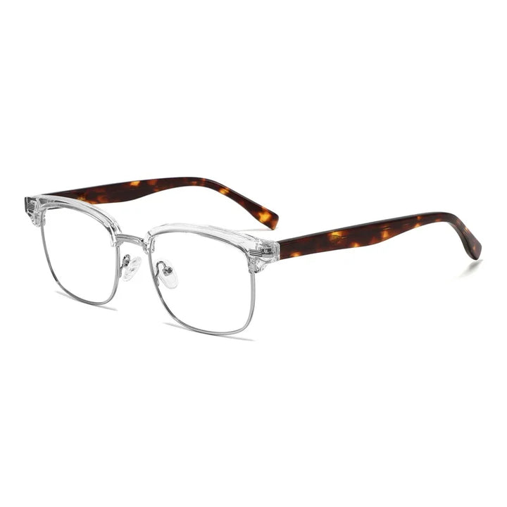 Hdcrafter Unisex Full Rim Square Tr 90 Acetate Eyeglasses 389291