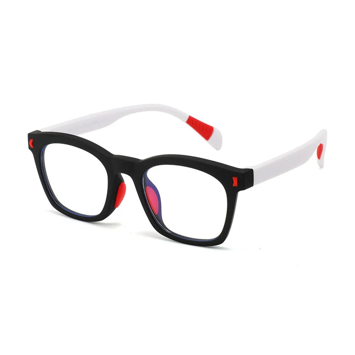 Yimaruili Unisex Full Rim Square TR-90 Eyeglasses KR618 — view 3 | Yimaruili at FuzWeb