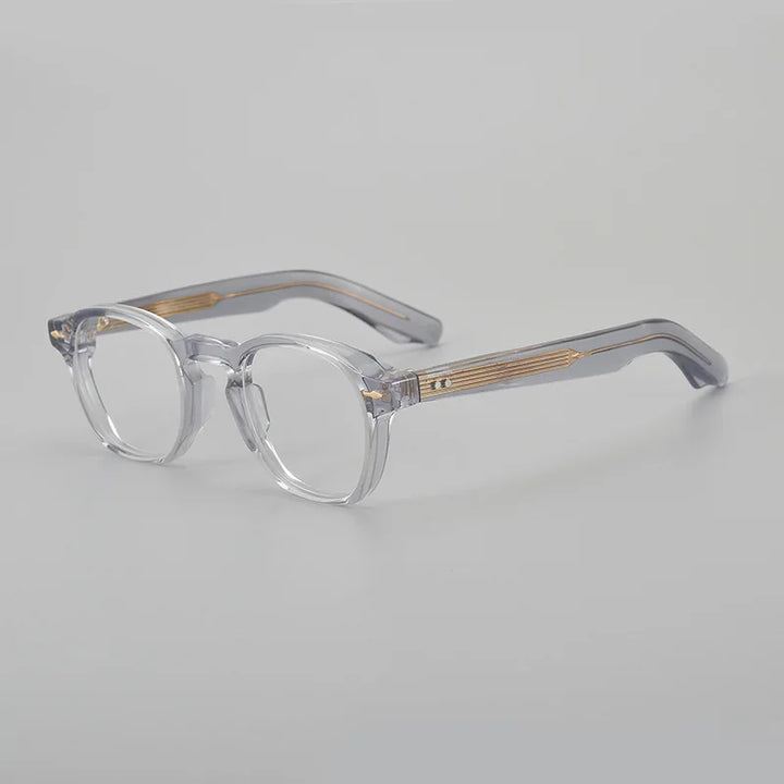 Nobler Unisex Full Rim Square Thick Acetate Eyeglasses Z487 Full Rim Nobler C4  