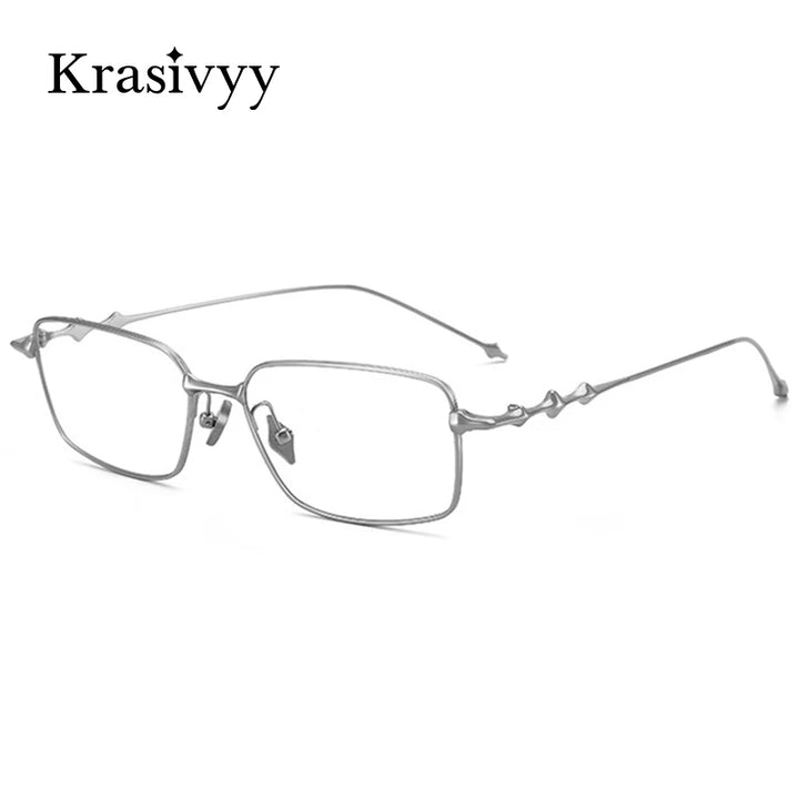 Krasivyy Women's Full Rim Square Titanium Eyeglasses A2015 Full Rim Krasivyy   