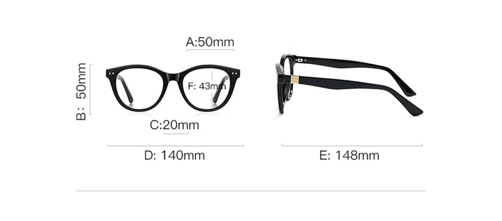 Vicky Unisex Full Rim Round Tr 90 Titanium Reading Glasses 622231