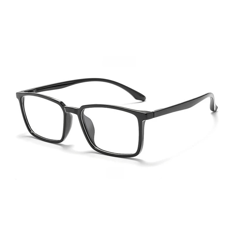 Yimaruili Women's Full Rim Square Tr 90 Eyeglasses 46620 Full Rim Yimaruili Eyeglasses Brihgt Black