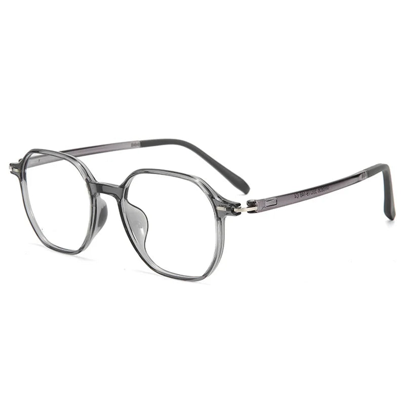 Kocolior Women's Full Rim Polygon Square Tr 90 Eyeglasses 56856