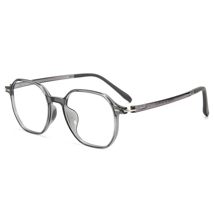 Kocolior Women's Full Rim Polygon Square Tr 90 Eyeglasses 56856