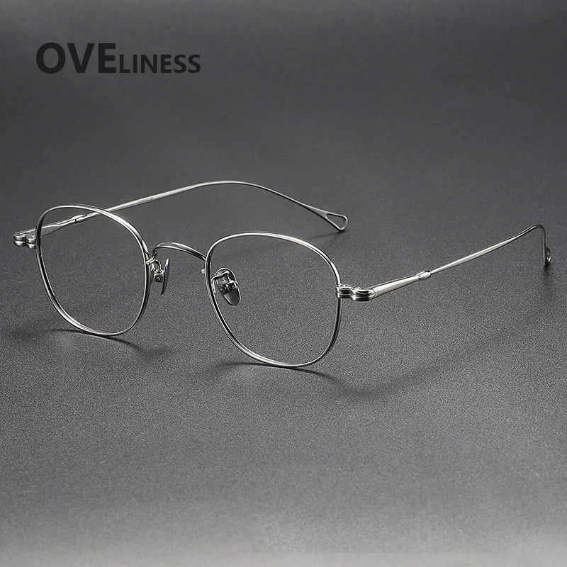 Oveliness Women's Full Rim Oval Square Titanium Eyeglasses 65807