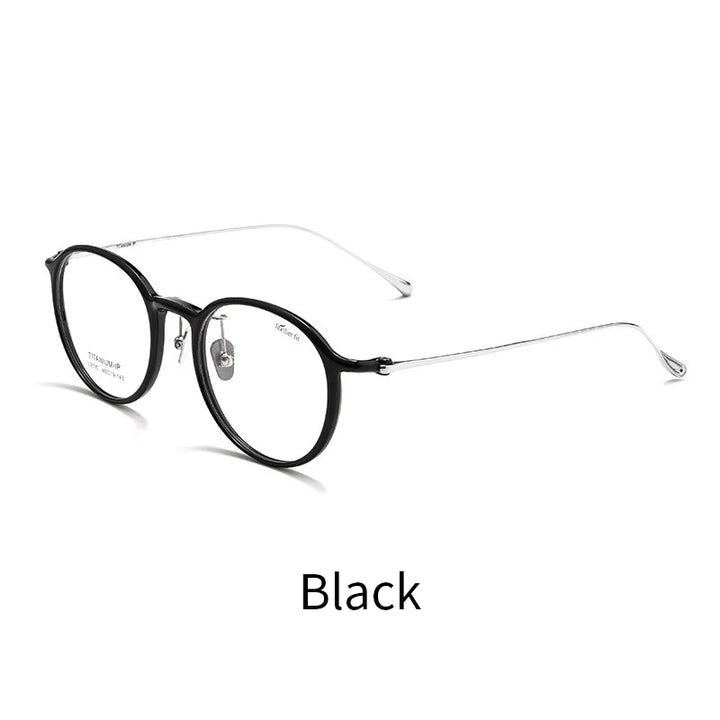 Xbora Women's Full Rim Round Tr 90 Titanium Eyeglasses 91107