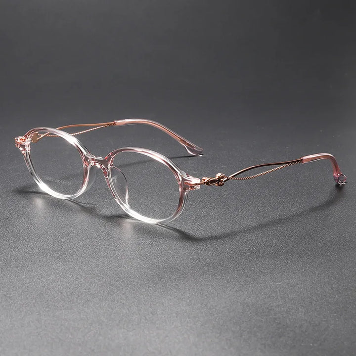 Momoja Women's Full Rim Oval Cat Eye Tr 90 Alloy Eyeglasses 726013