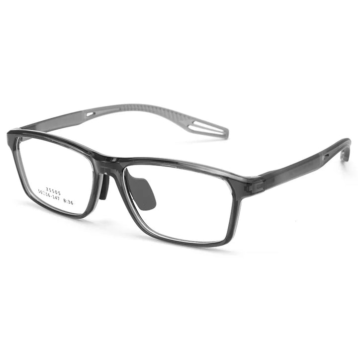 Xbora Unisex Full Rim Rectangle Tr 90 Alloy Sport Eyeglasses 525505