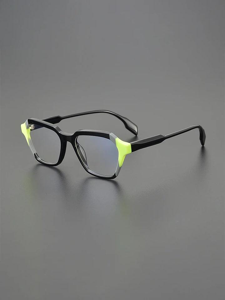 Nobler Unisex Full Rim Square Cat Eye Acetate Eyeglasses T053 Full Rim Nobler   