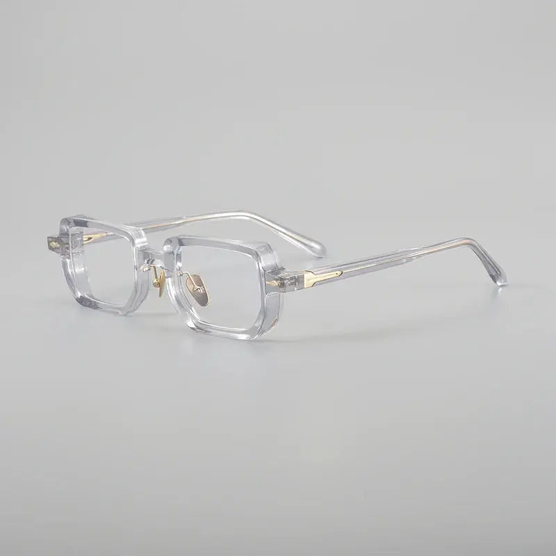 Aror Men's Full Rim Square Brow Line Thick Acetate Eyeglasses 396159.