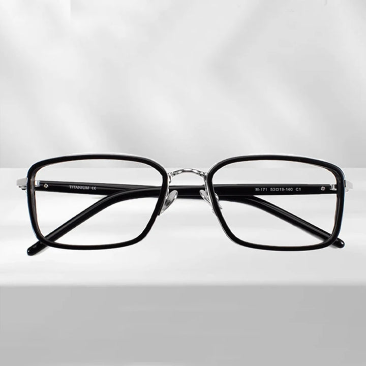 Blackmask Unisex Full Rim Square Acetate Eyeglasses BM-M171