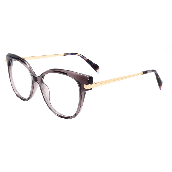 Xbora Unisex Full Rim Cat-Eye Acetate Eyeglasses VZ50248PM — view 6 | Xbora at FuzWeb