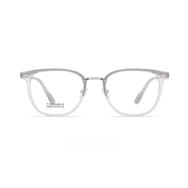 Xbora Unisex Full Rim Classic TR-90 Titanium Eyeglasses M6256 — view 7 | Xbora at FuzWeb