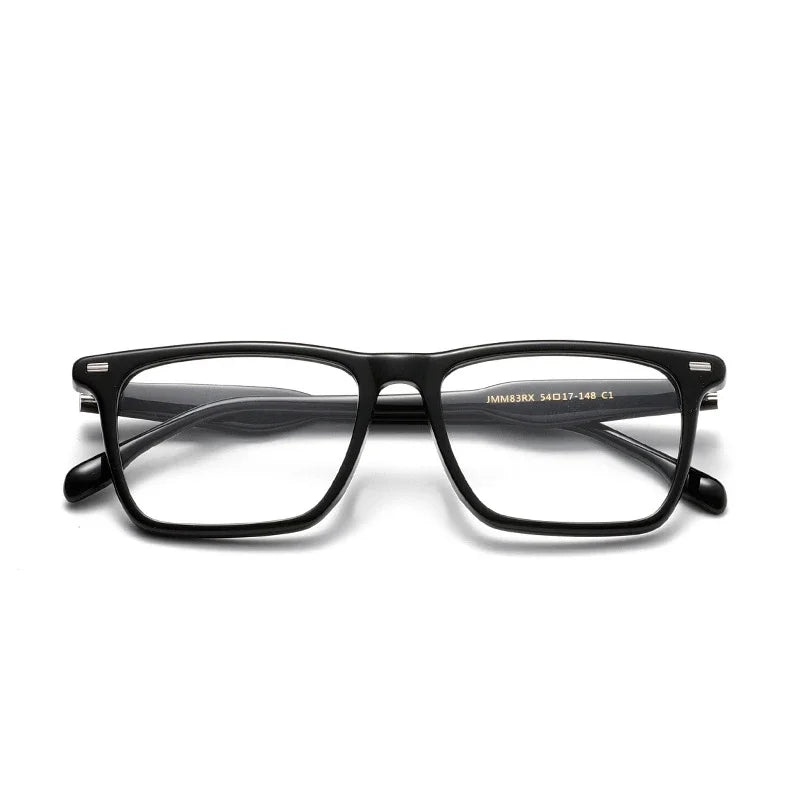 Aror Unisex Full Rim Square Brow Line Acetate Eyeglasses 94831