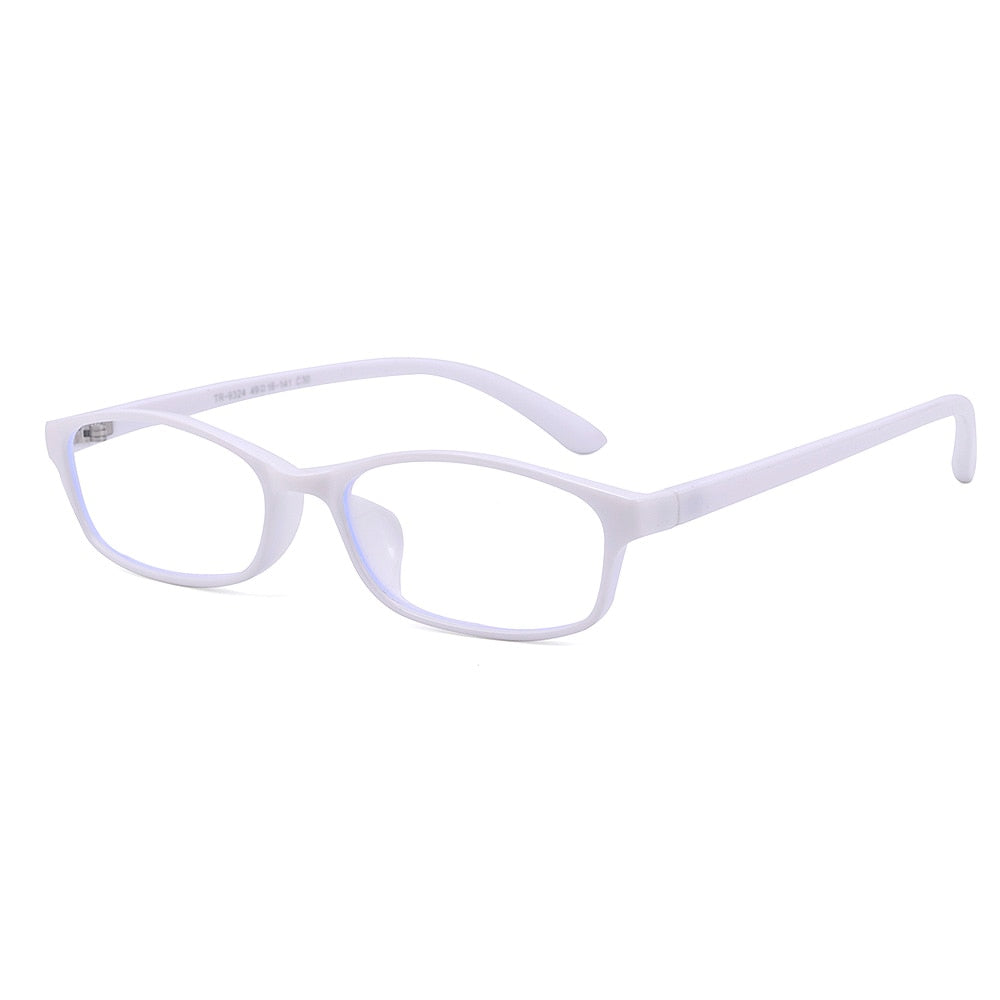Cubojue Unisex Full Rim Square Tr 90 Titanium Myopic Reading Glasses 9324m Reading Glasses Cubojue   
