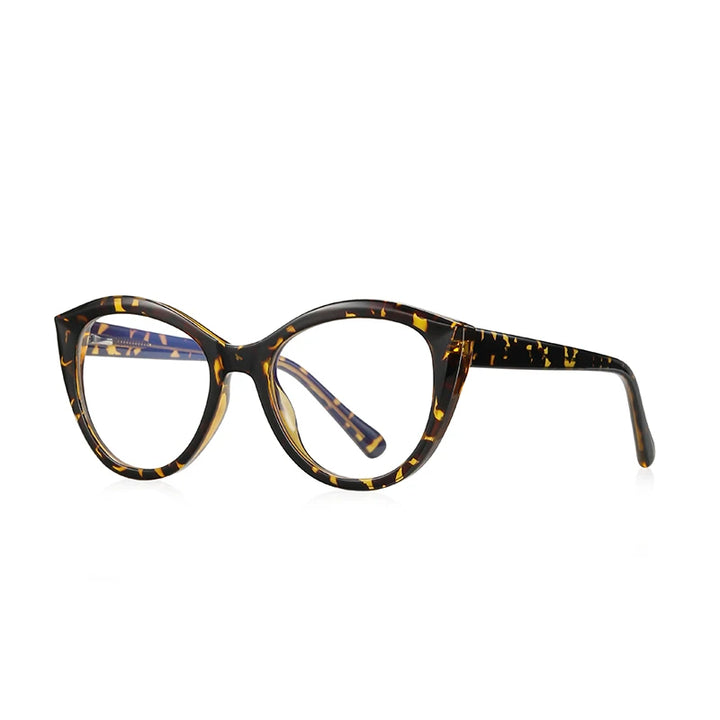 Reven Jate Women's Full Rim Oval Cat Eye Tr 90 Eyeglasses 21455