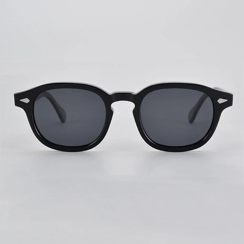 Black Mask Unisex Full Rim Square Acetate Polarized Sunglasses 3846 Sunglasses Black Mask   